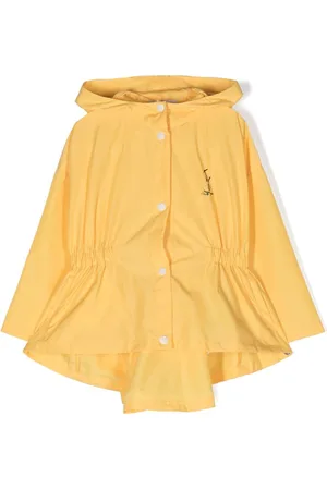 There Was One Kids Logo-print hooded raincoat
