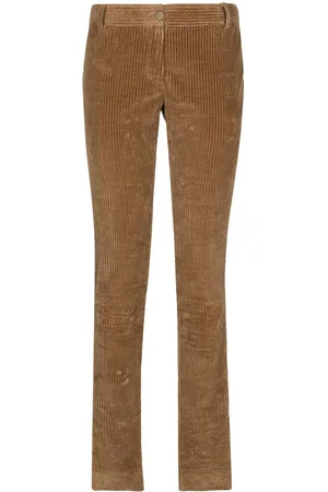 Dolce & Gabbana Low-rise corduroy trousers