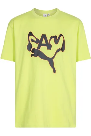 Puma Men's T-Shirt - Yellow - M