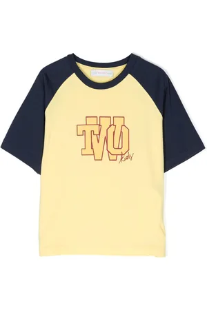 There Was One Kids Logo-print cotton T-shirt
