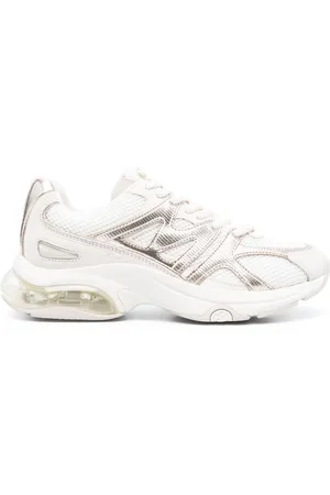 Michael Kors Logo-patch mesh-panelling sneakers