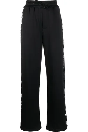 Dsquared2 Logo-tape cotton track pants