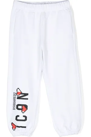 Dsquared2 Icon-print cotton track pants