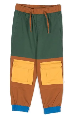 Stella McCartney Colour-block cargo trousers