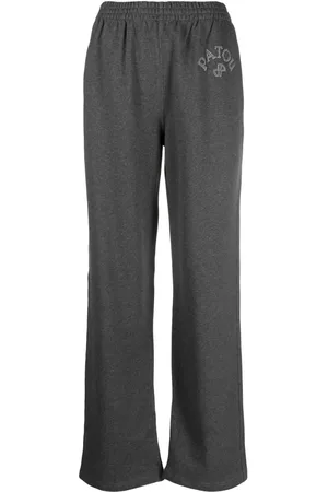 Patou Logo-appliqué cotton track pants