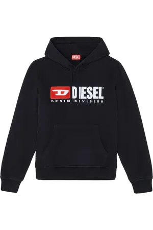 Diesel S-Ginn-Hood-Div logo-appliqu?? hoodie
