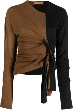 REJINA PYO Two-tone long-sleeve top