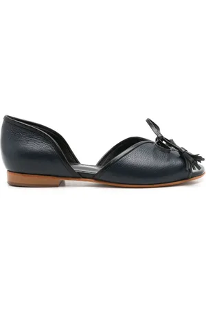 Sarah Chofakian Leather Norway flat sandals