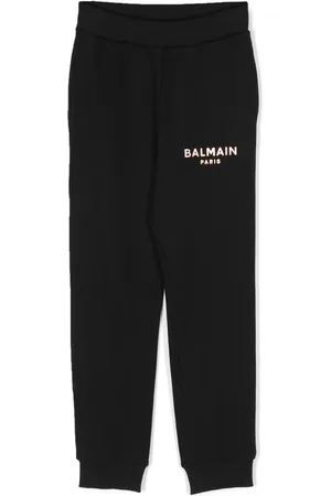 Balmain - Black Cotton Track Pants