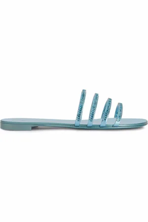 Giuseppe Zanotti Iride crystal-embellished slides