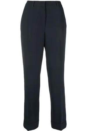 SEVENTY BY SERGIO TEGON Tapered-leg turn-up trousers