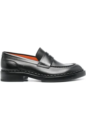 santoni Alfie round-toe loafers