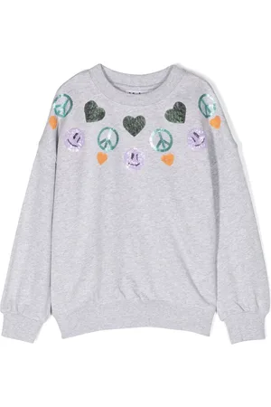 Molo Maxi Nordic Sequin organic cotton sweatshirt