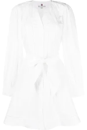 Tommy Hilfiger Ladder-lace cotton short dress