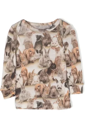 Molo Eli Baby Rabbits merino wool sweatshirt