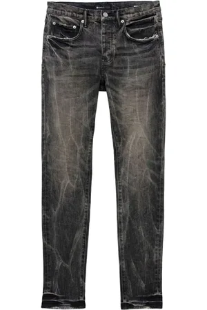 Purple Brand Allure-jacquard Monogram Denim Jeans - Farfetch