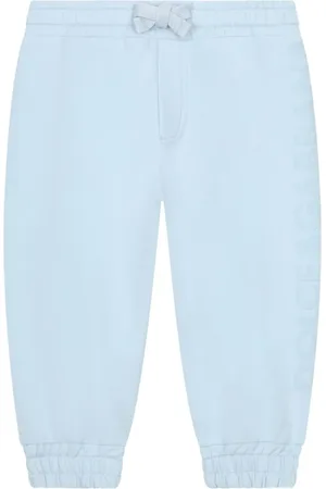 Dolce & Gabbana Flocked-logo drawstring track trousers