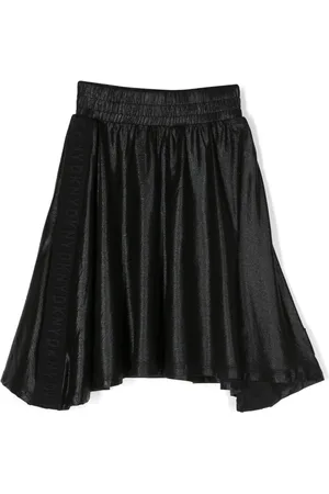 DKNY Shimmer asymmetric midi skirt