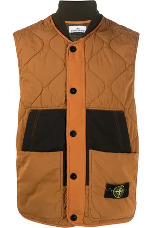 Stone Island Compass-patch quilted gilet
