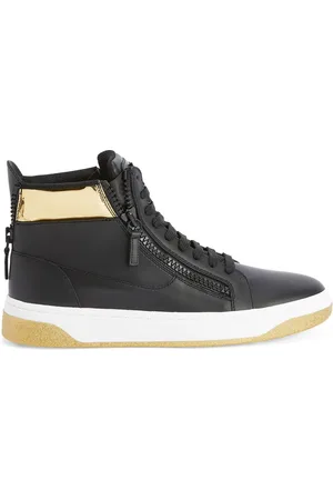 Giuseppe Zanotti Metallic-detail high-top sneakers