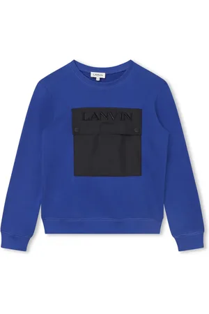 Lanvin Logo-embroidered cotton sweatshirt