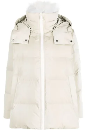 YVES SALOMON Hooded quilted down jacket