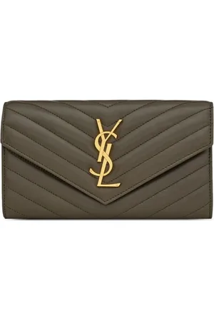 Saint Laurent Cassandra wallet-on-chain - Farfetch  Ysl wallet on chain,  Wallet on chain outfit, Saint laurent