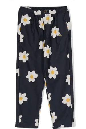 Bobo Choses Big Flower cotton trousers
