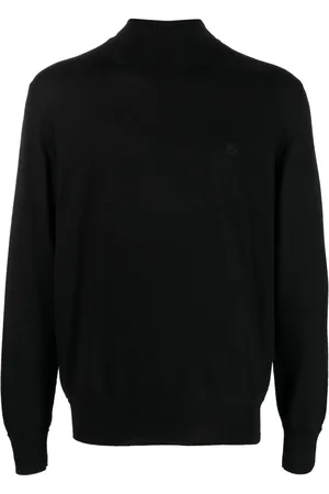 Etro Logo-embroidered roll-neck jumper
