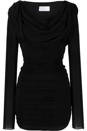 GIUSEPPE DI MORABITO Cowl-neck ruched minidress