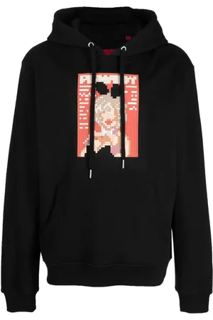MOSTLY HEARD RARELY SEEN Bunny-print cotton hoodie