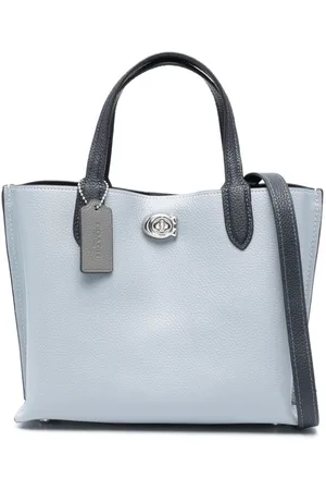 Coach Colorblock Leather Rae Tote Bag - Chalk Multi