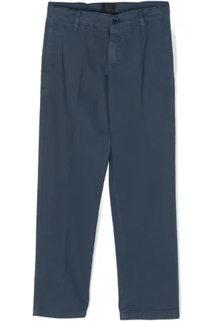 FAY Slim-cut cotton chino trousers