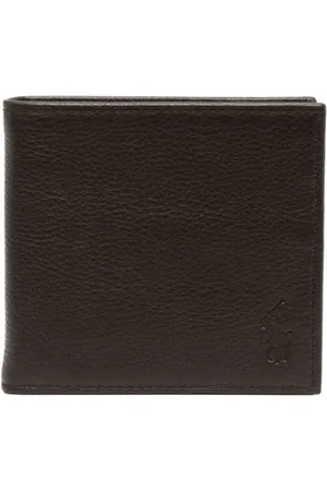 Polo Ralph Lauren Pebble-grain Leather Messenger Bag in Black for Men