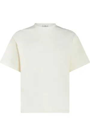 Etro Logo-embroidered cotton T-shirt