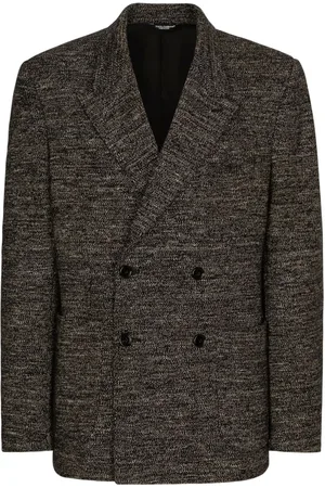Dolce & Gabbana Double-breasted jersey blazer