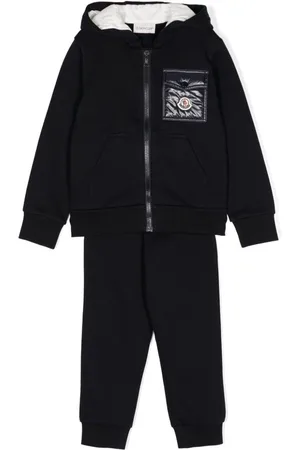 Moncler Logo-patch cotton tracksuit