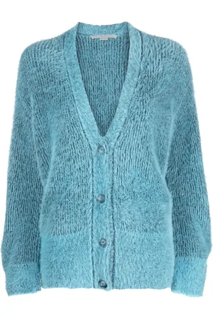 Stella McCartney V-neck brushed-effect cardigan