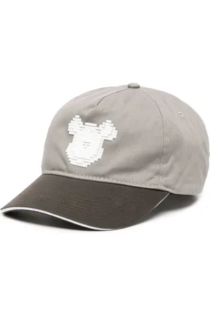 MOSTLY HEARD RARELY SEEN Bear-motif cotton cap