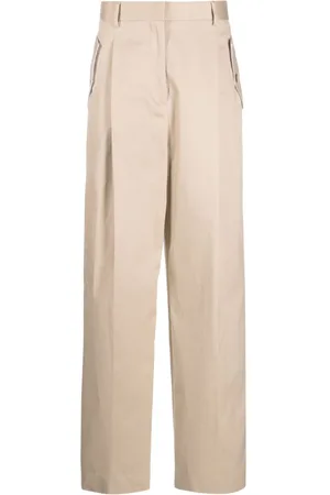 Lanvin Wide-leg gabardine trousers