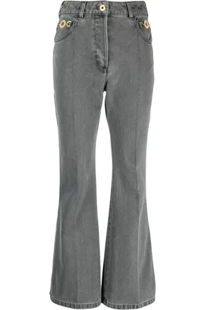 Patou Organic-denim flared jeans