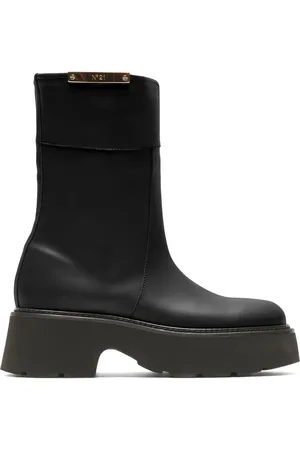 Nº21 Logo-plaque leather boots