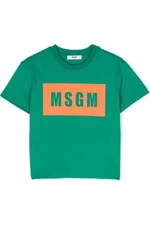 Msgm Logo-print cotton T-Shirt