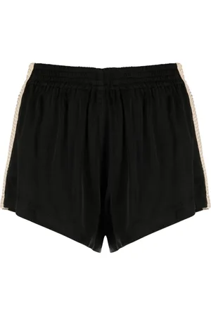 Palm Angels Side-stripe track shorts