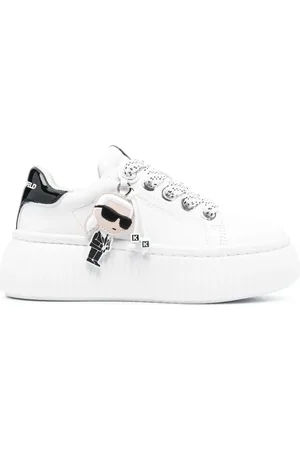 Karl Lagerfeld Logo-charm flatform sneakers