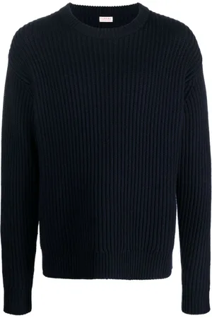 Fursac Crew-neck ribbed-knit sweatshirt