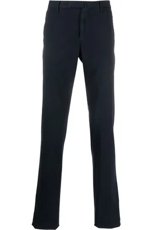 Incotex Pressed-crease slim-cut trousers