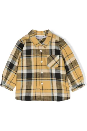 BONPOINT Check-pattern long-sleeve shirt