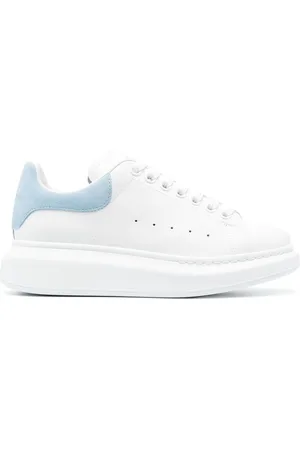 Alexander McQueen Suede-panel lace-up sneakers