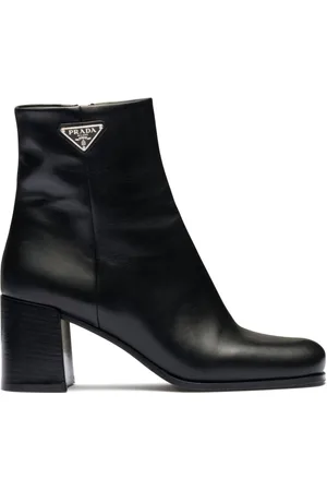 Prada Logo plaque 65mm ankle boots